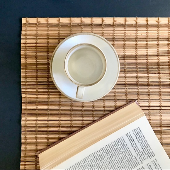 Antique Pottery DENBY ENGLAND - Cups & Saucers Set - Picture 2 of 5